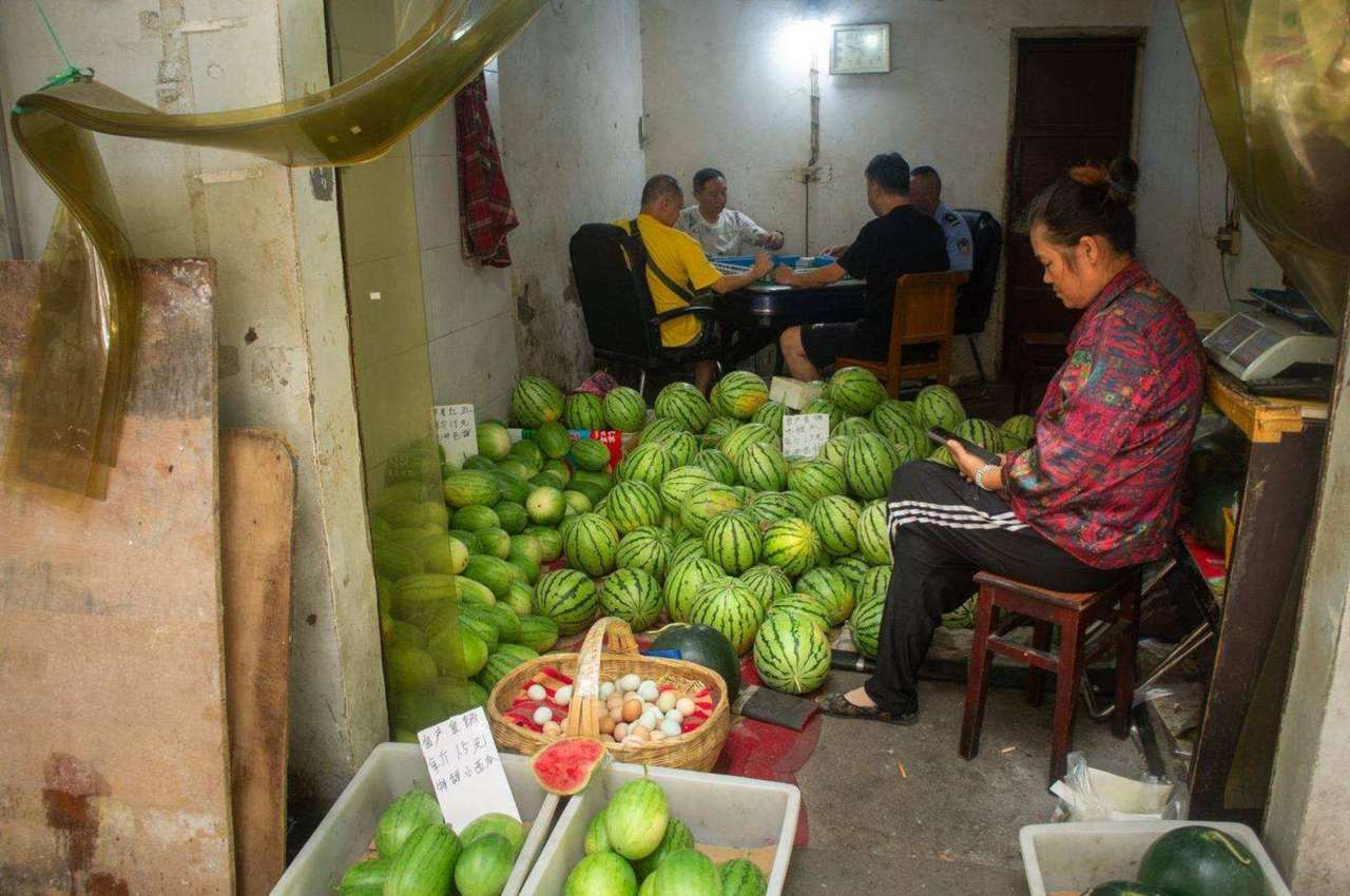 社员摄影作品：瓜摊